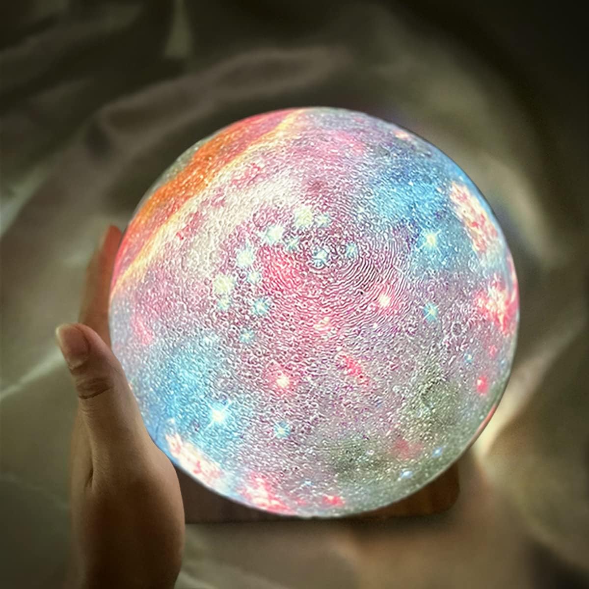 3D Pendant Moon Lamp