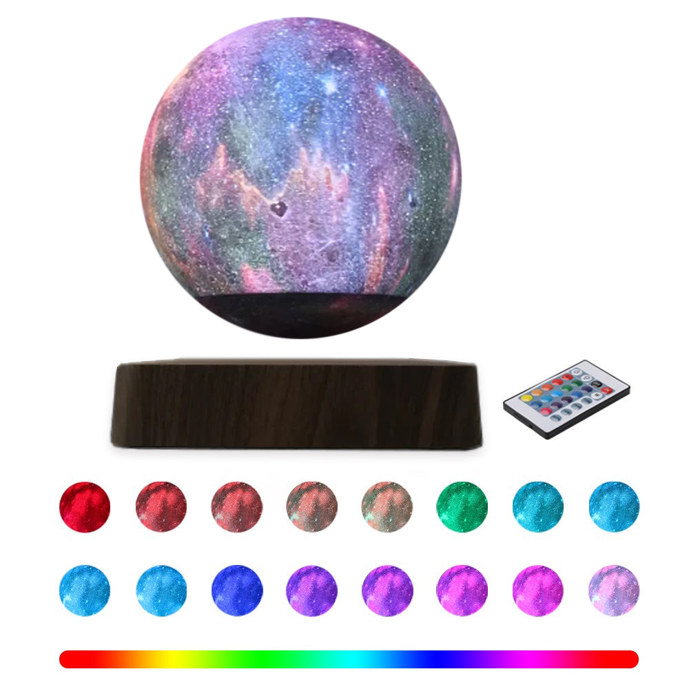 Rotating Moon Lamp 3D in Levitation