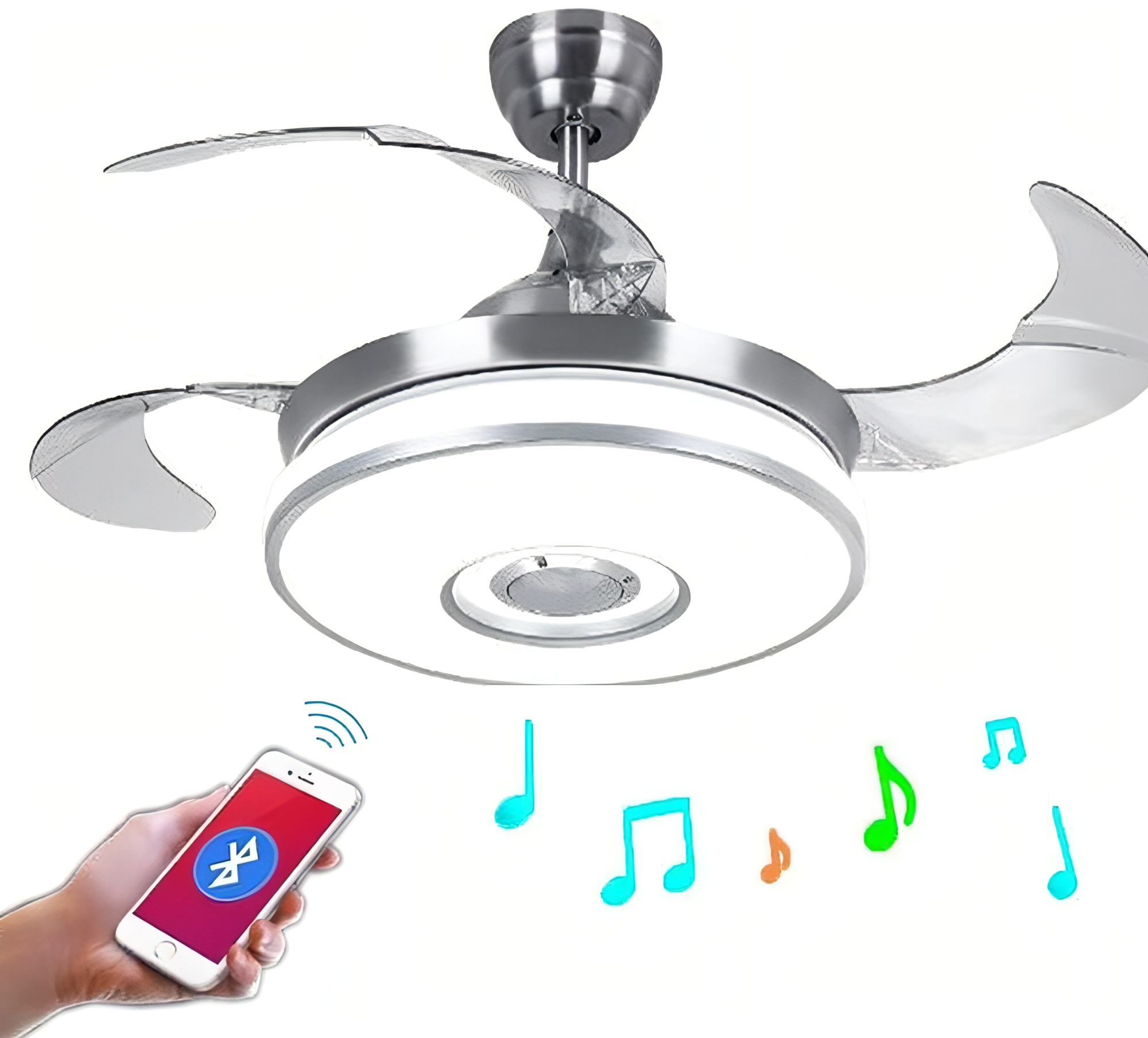 3-in-1 Ceiling Fan with Speaker