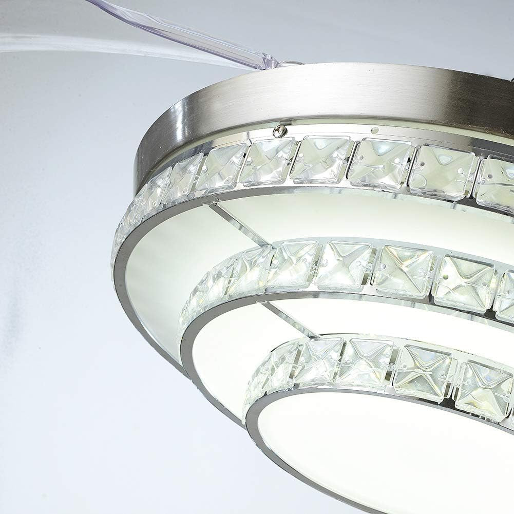 42" Ceiling Fan with Chandelier