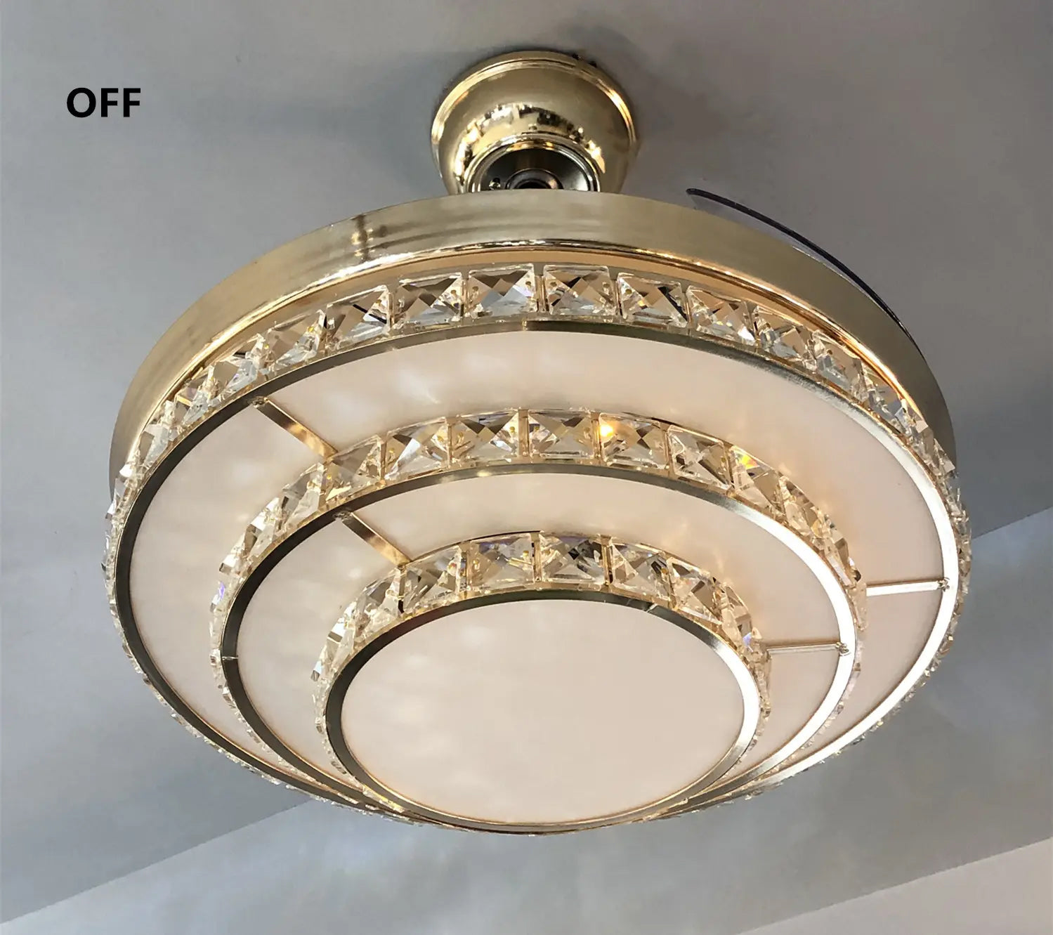 42" Ceiling Fan with Chandelier