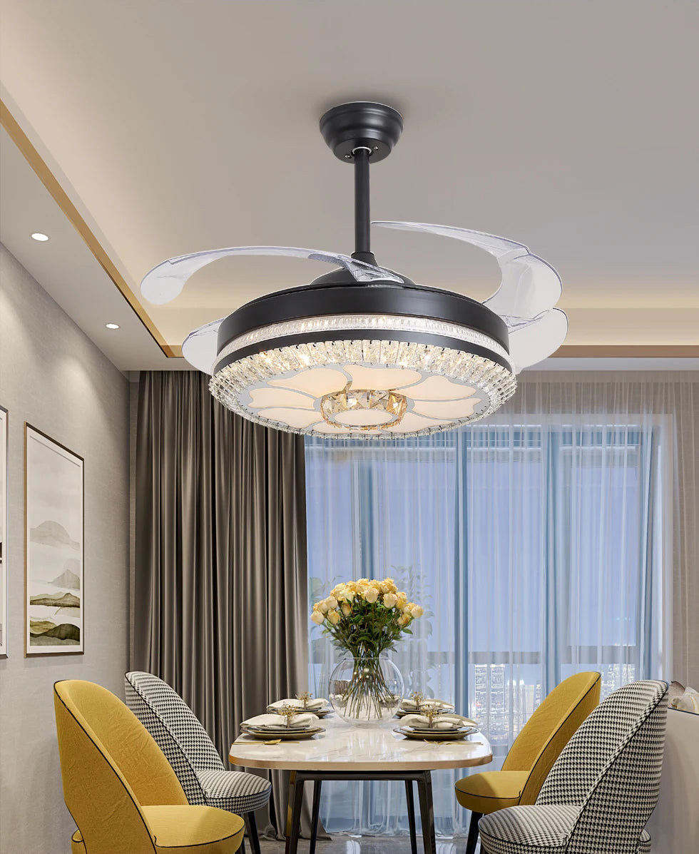 Sleek Black Ceiling Fan