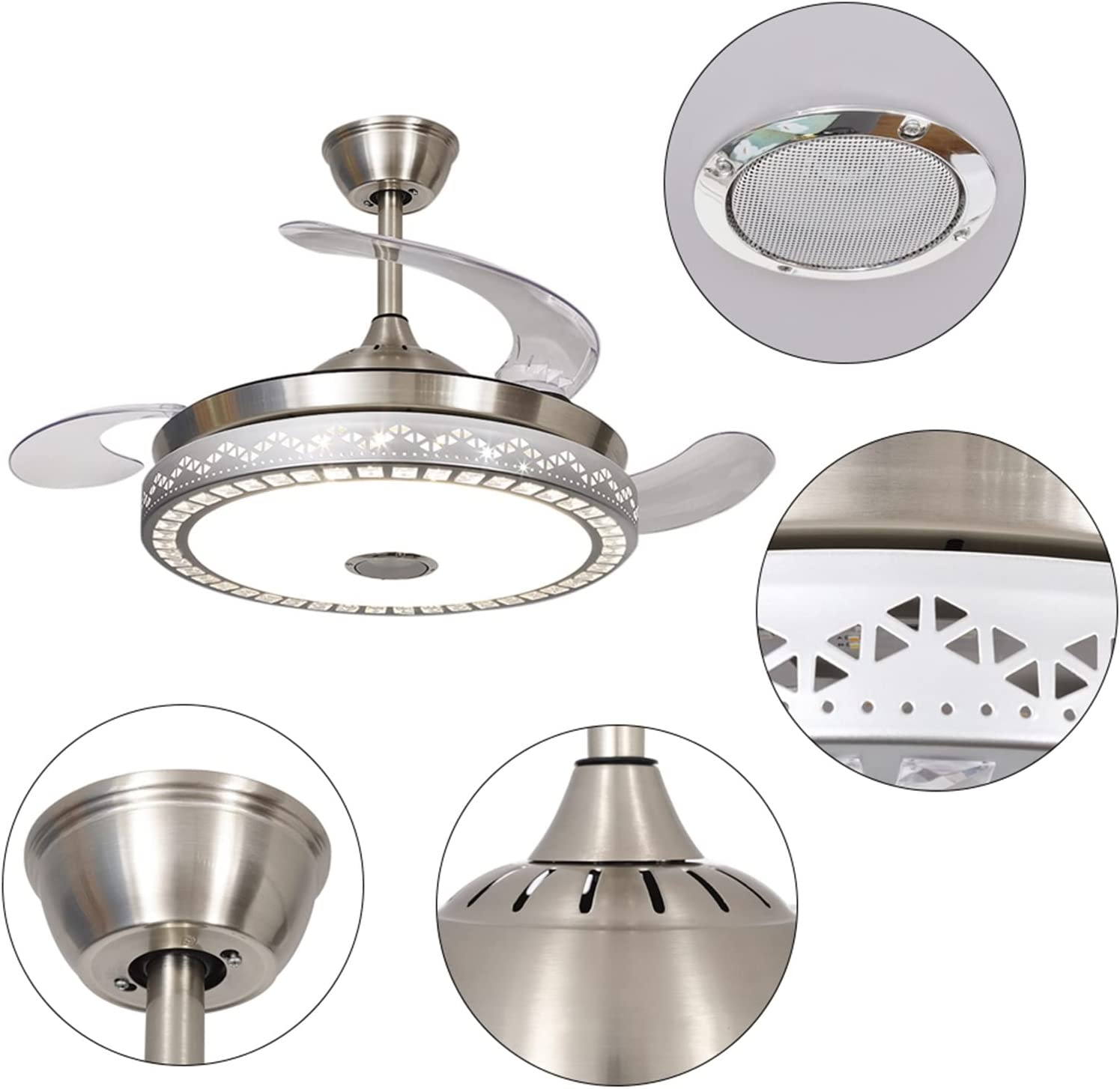 retractable ceiling fan