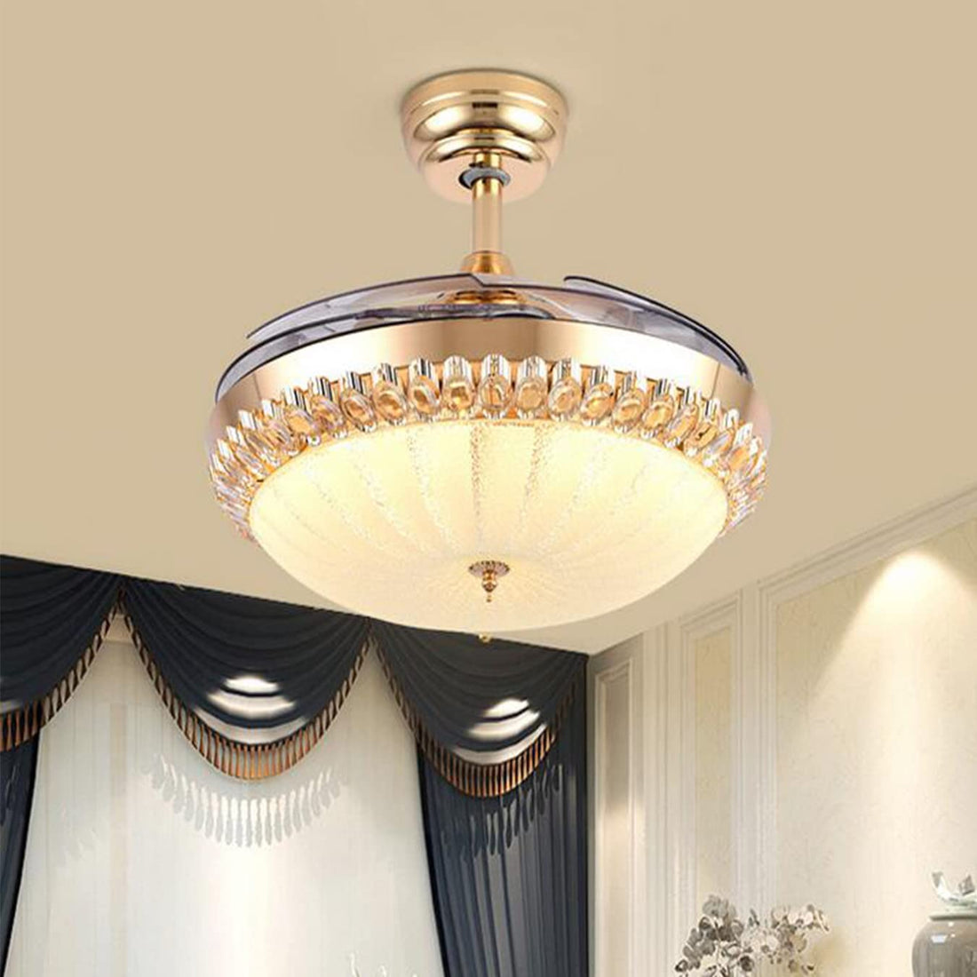 led invisible ceiling fan