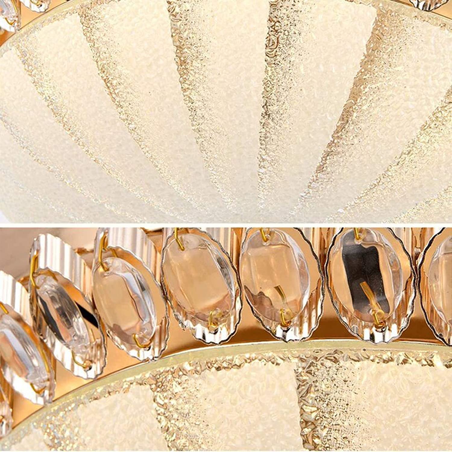 crystal chandelier fan with retractable blades