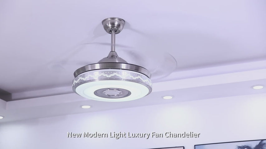 video retractable ceiling fan