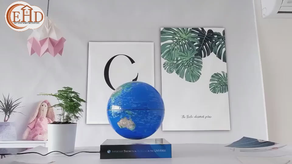 floating globe lamp