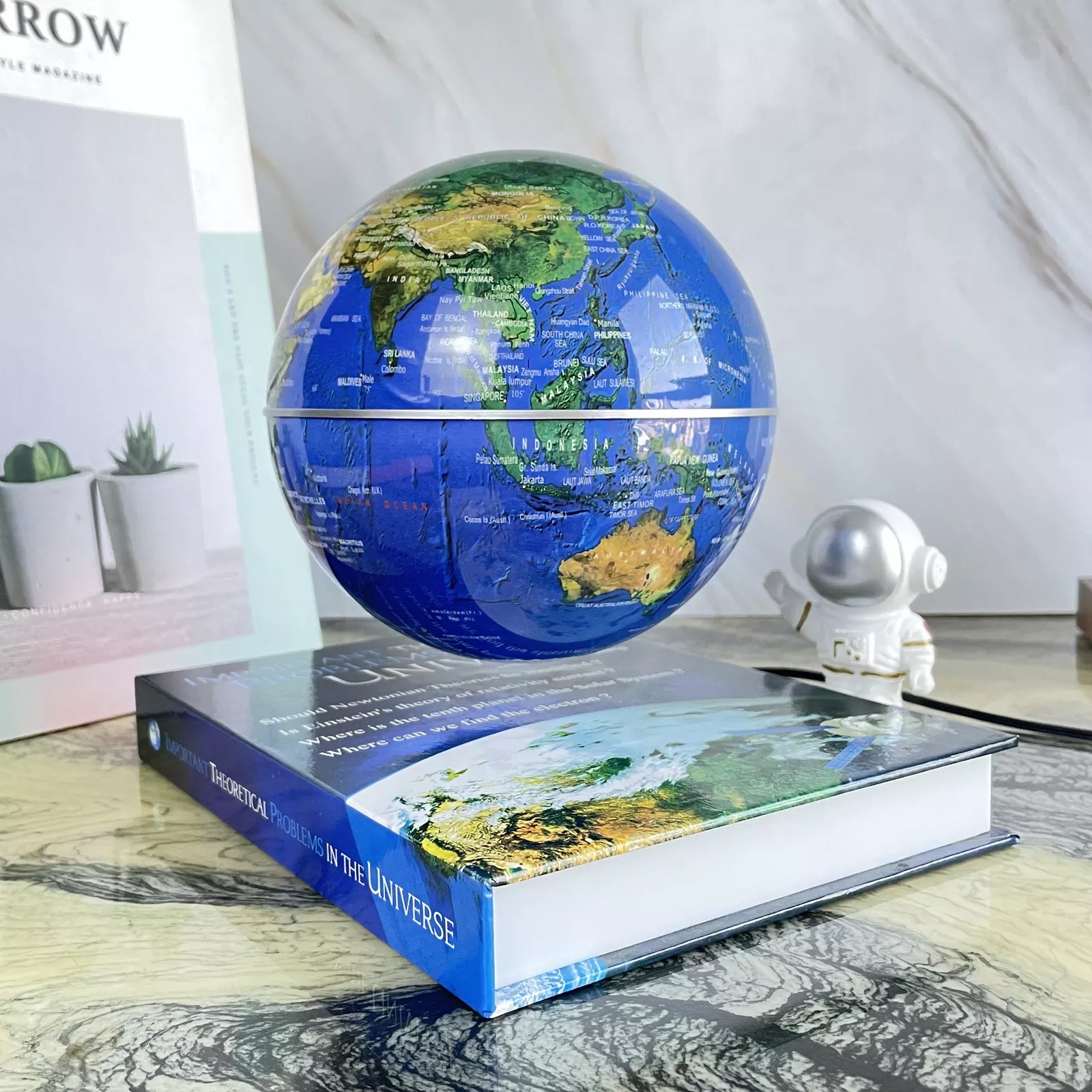 floating globe lights