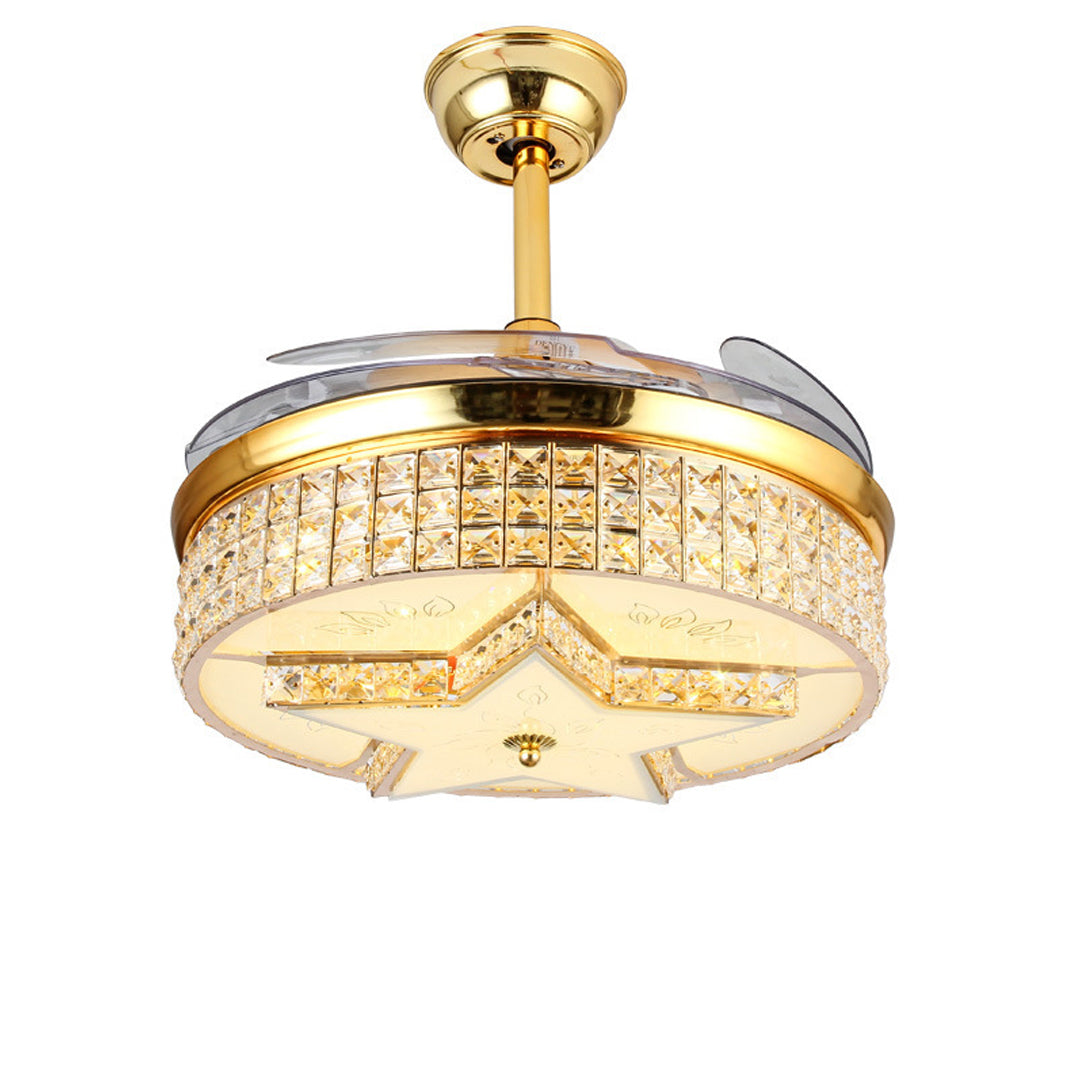 crystal ceiling fan