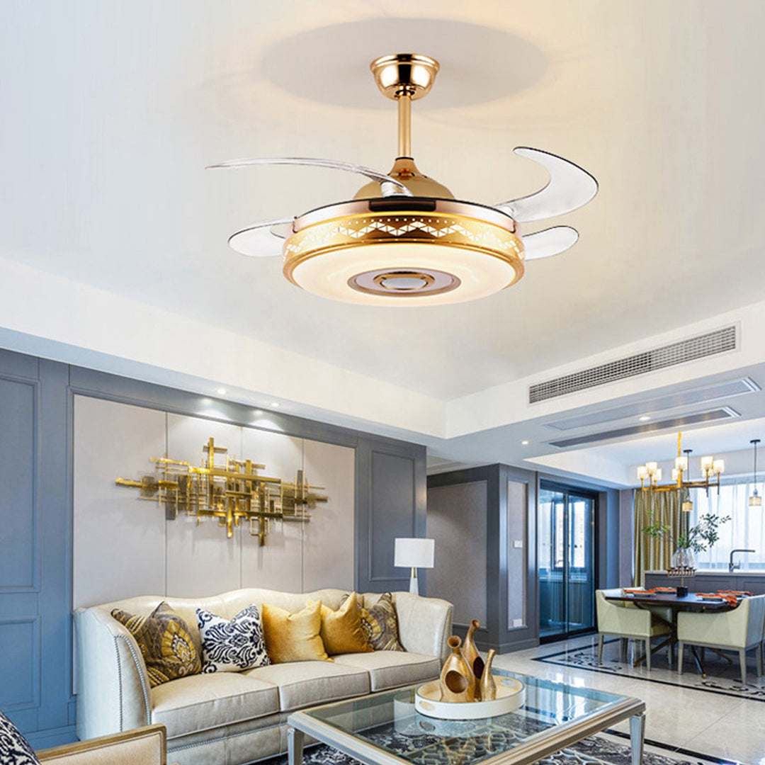 retractable ceiling fans