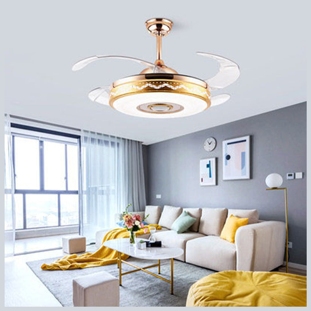 ceiling fan with hidden blades