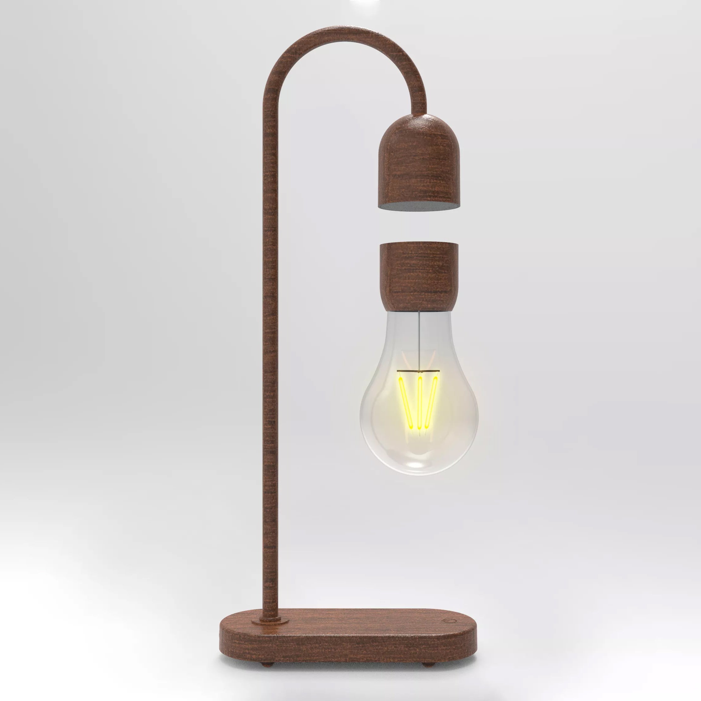levitating light bulb