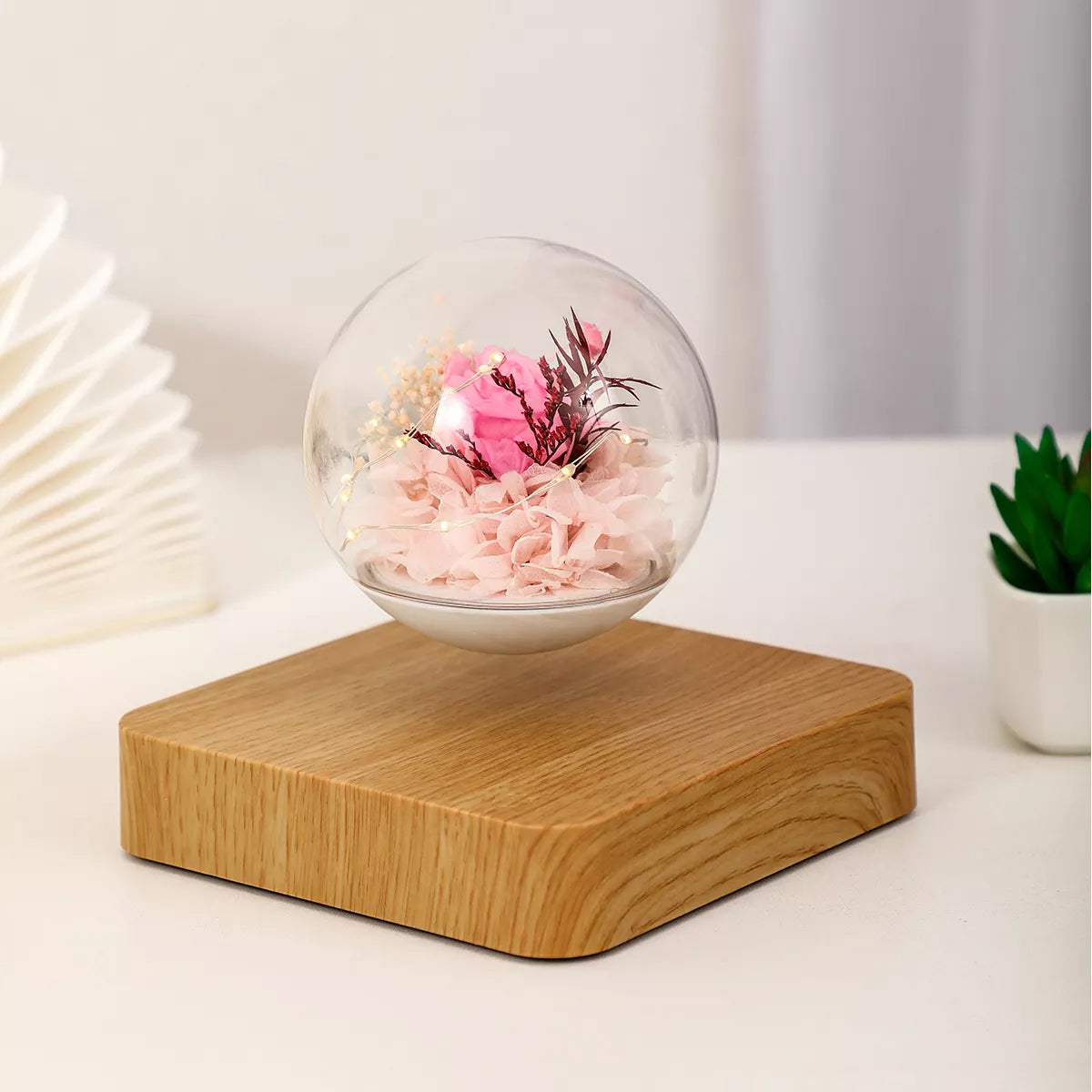 floating levitating lamp
