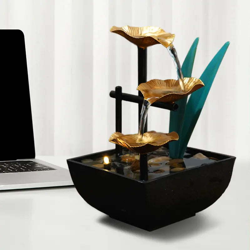 Mini meditation waterfall