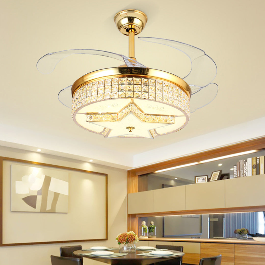 ceiling fan that retracts