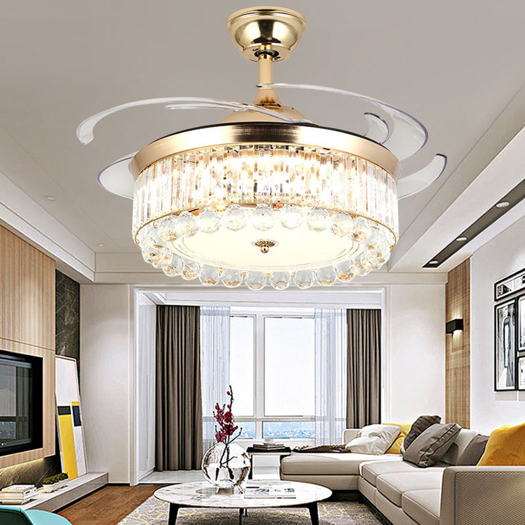 ceiling fan with invisible blades