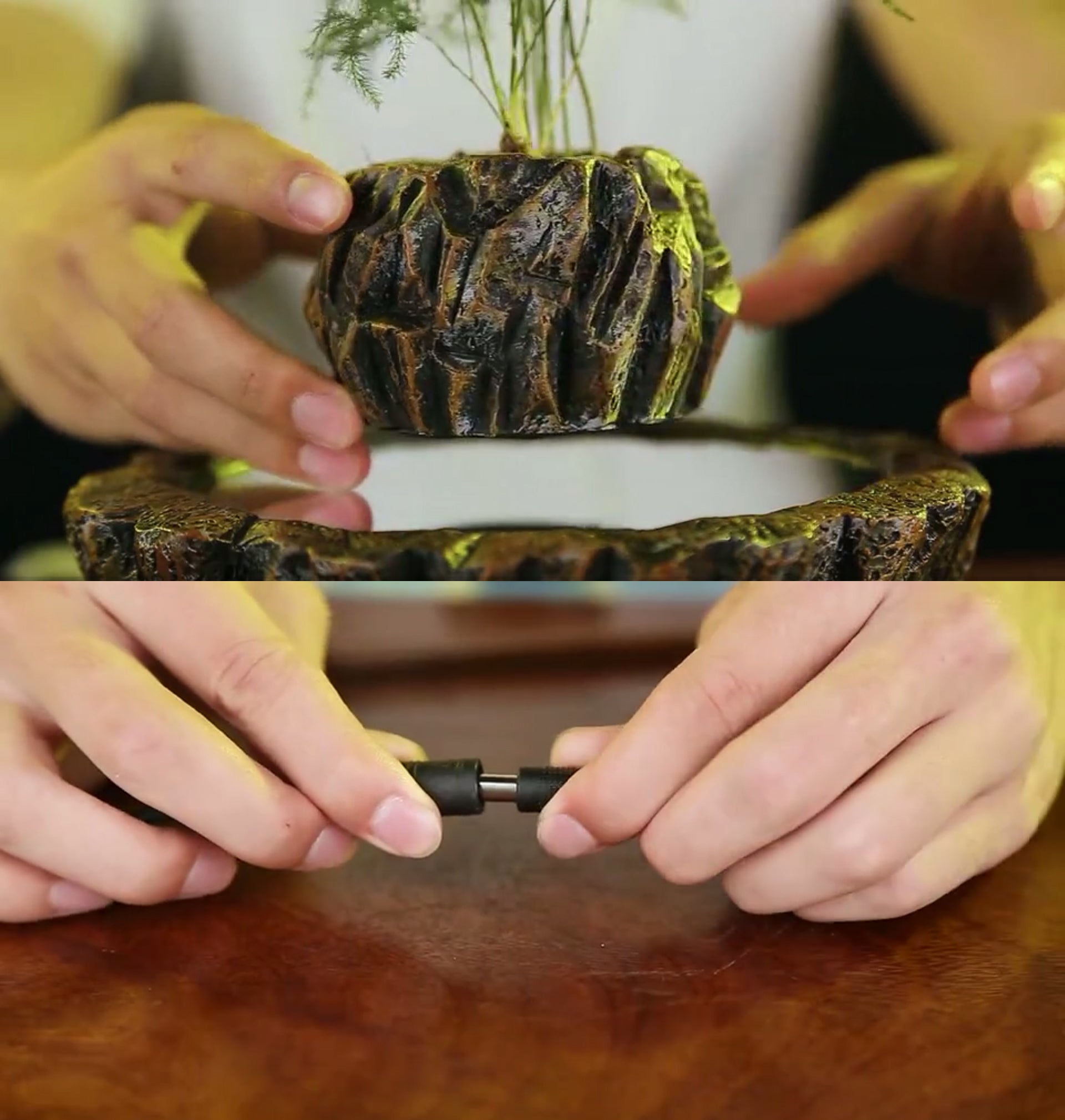 magnetic flower pot