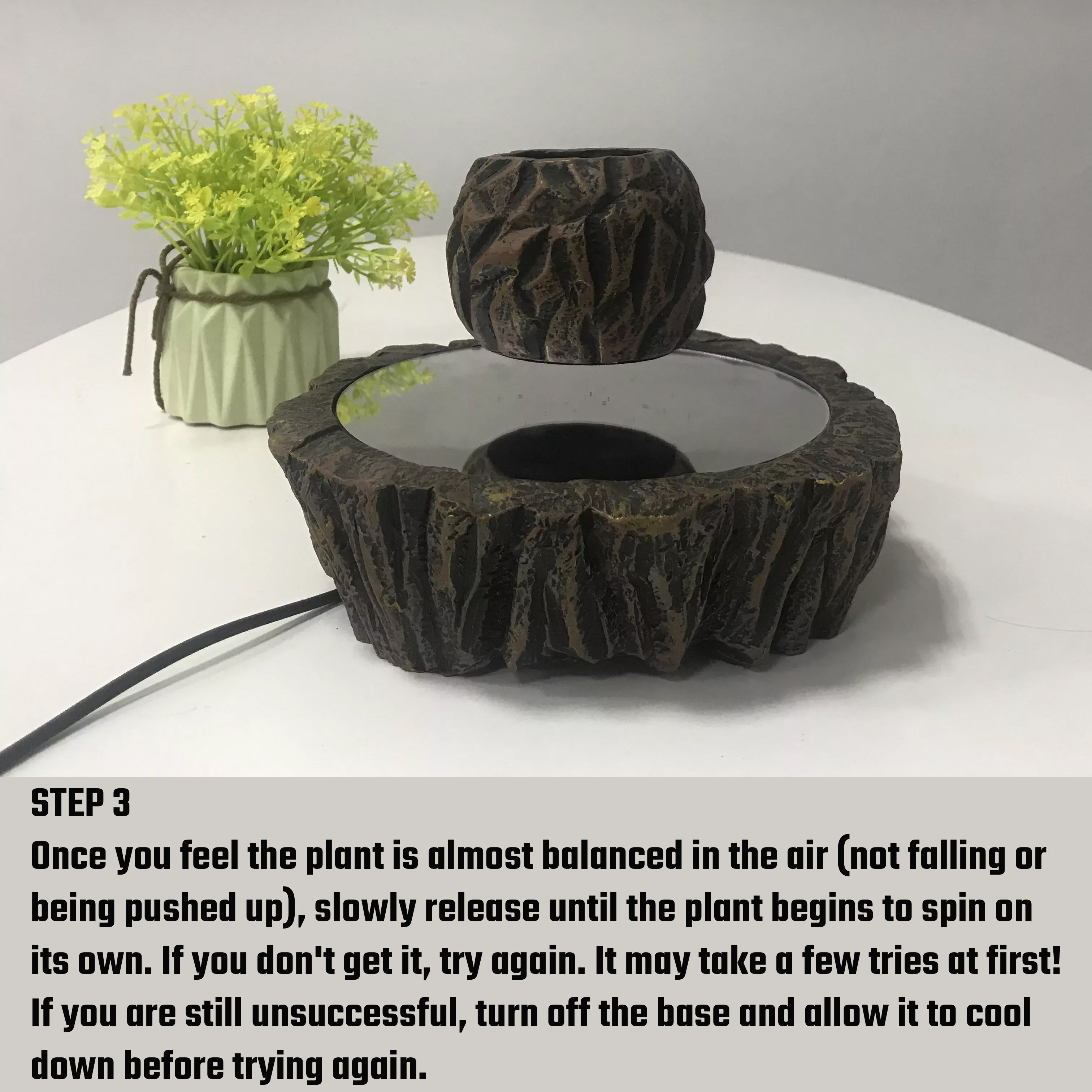 levitating flower pot