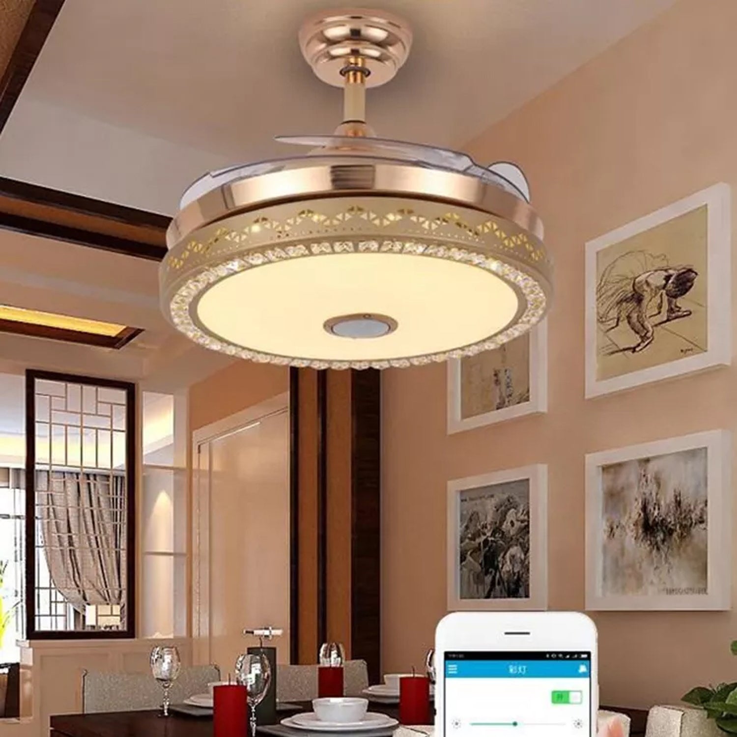 folding blade ceiling fan