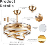 ceiling fan with hidden blades