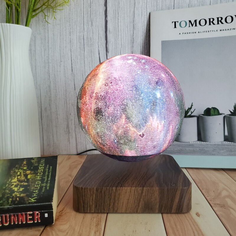 3D Floating Galaxy Night Light