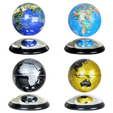 Levitating globe with LED light