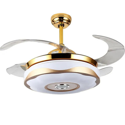 Retractable Ceiling Fan with Remote 