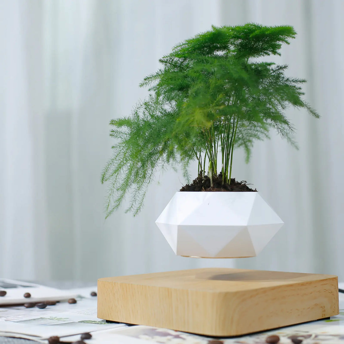 magnetic levitating pot