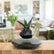 LevitaSphere Wood Grain Magnetic Levitation Planter