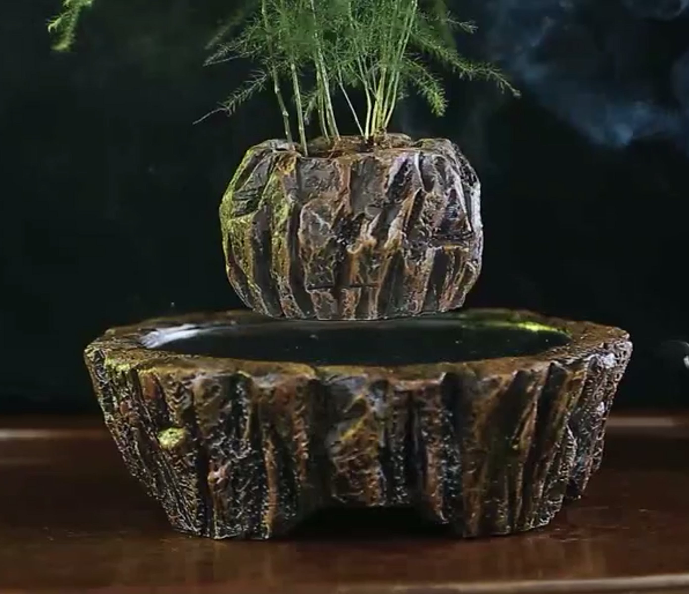 magnetic levitation plant flower pot